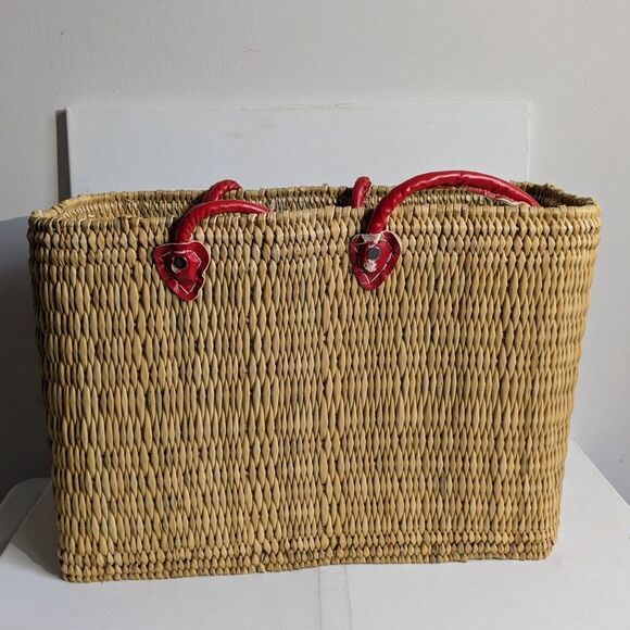 Misa Large Jane Box Basket Tote Bag - Picture 1 of 6